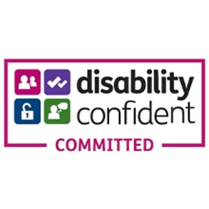 Disability Confident Committed logo