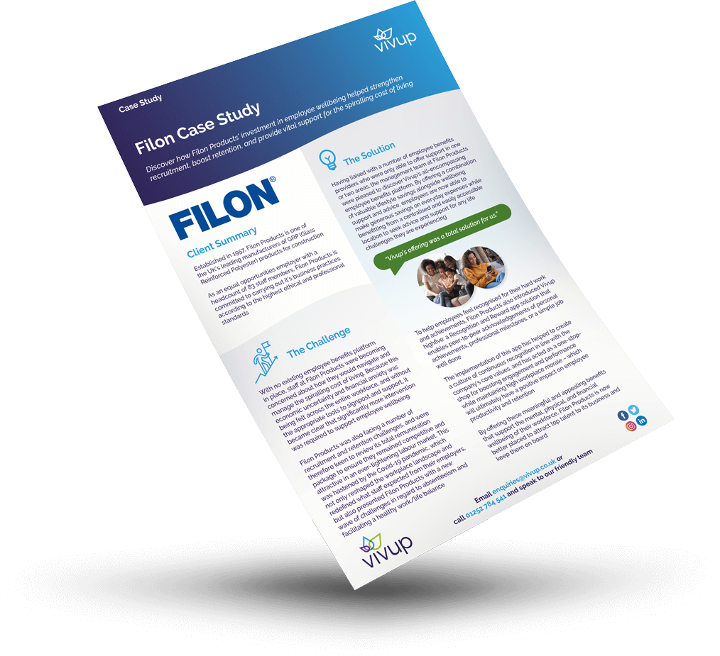 Filon employee benefits case study