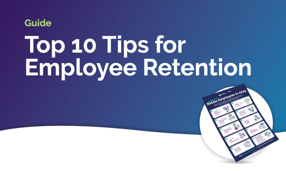 Top 10 Tips for Employee Retention Infographic Tile