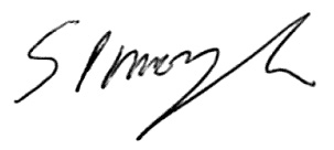 Vivup CEO Simon Moyle's Signature