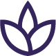 Lotus icon representing mental health and wellbeing